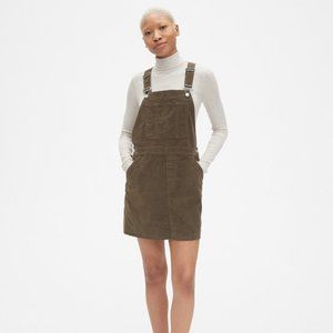 Gap Brown Corduroy Overall Dress